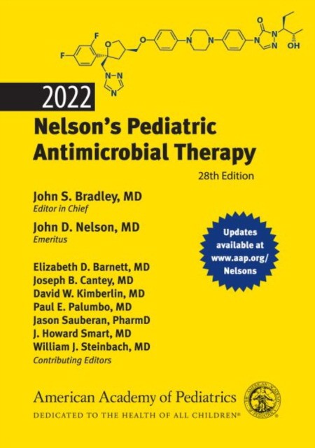 Bradley J. Nelson's Pediatric Antimicrobial Therapy 2022. 28 ed. 