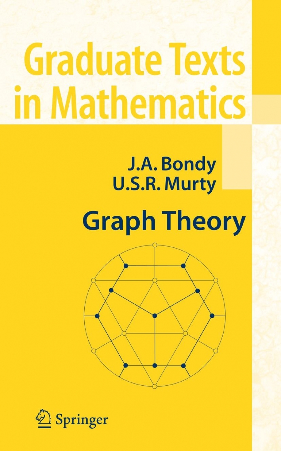 Adrian Bondy, U.S.R. Murty Graph Theory 