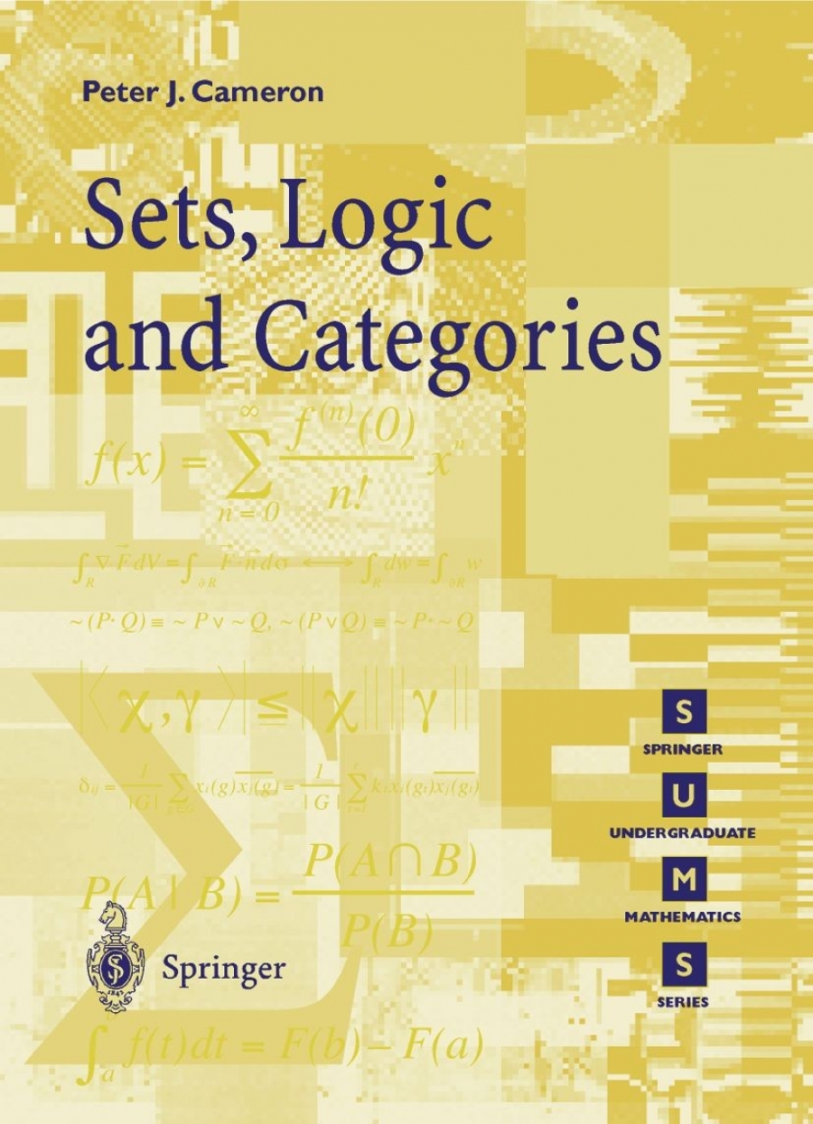 Peter J. Cameron Sets, Logic and Categories 