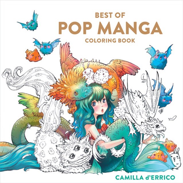 Camilla, D'Errico Best Of Pop Manga Coloring Book 