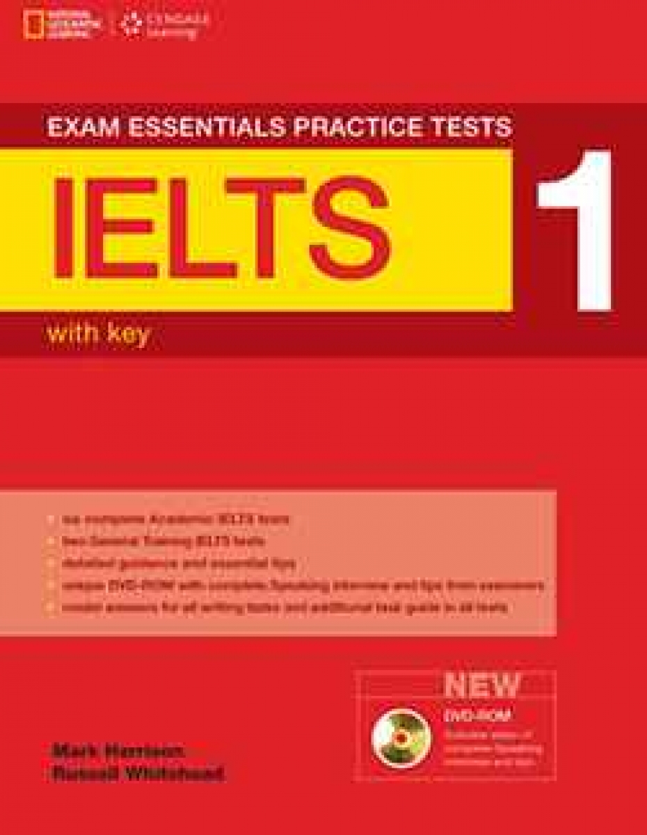 Mark Harrison, Russell Whitehead Exam Essentials IELTS Practice Test 1 with key + DVD - ROM 