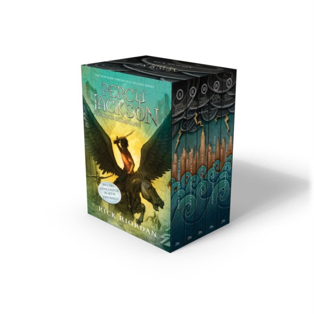 Riordan, Rick Percy Jackson and the Olympians 5 Book Paperback Boxed Set (w/poster) 