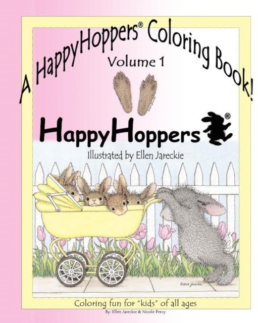 Percy Nicole J., Jareckie Ellen C. A HappyHoppers(R) Coloring Book - Volume 1: featuring the HappyHoppers(R) bunnies by artist Ellen Jareckie 