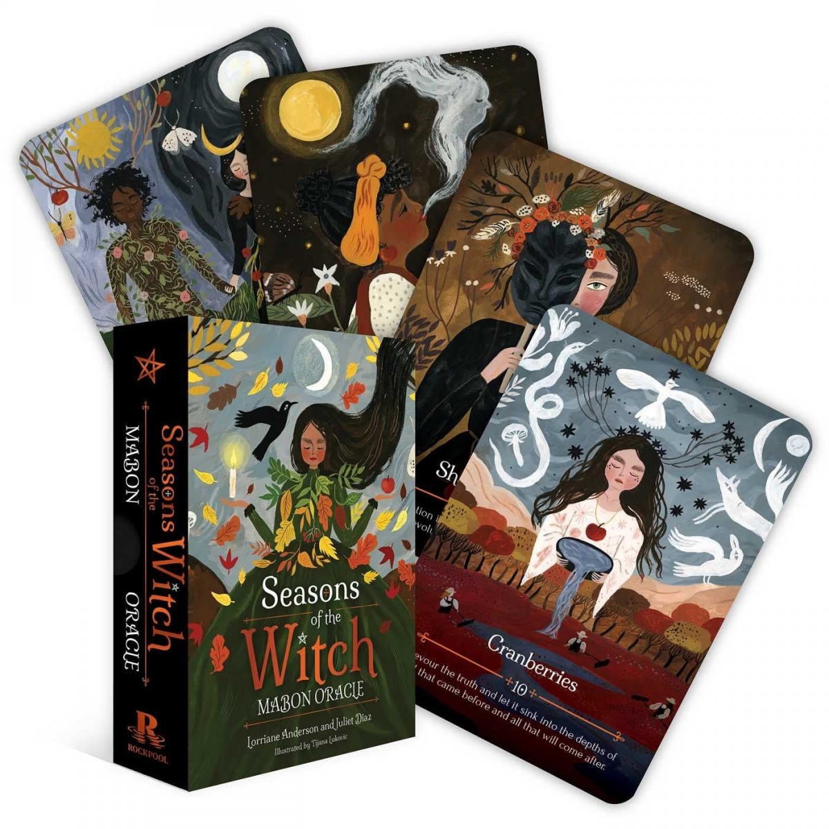 Anderson, Lorriane ; Diaz, Juliet ; Lukovic, Tijan Seasons of the Witch - Mabon Oracle: (44 Gilded Cards and 144-Page Full-Color Guidebook) 