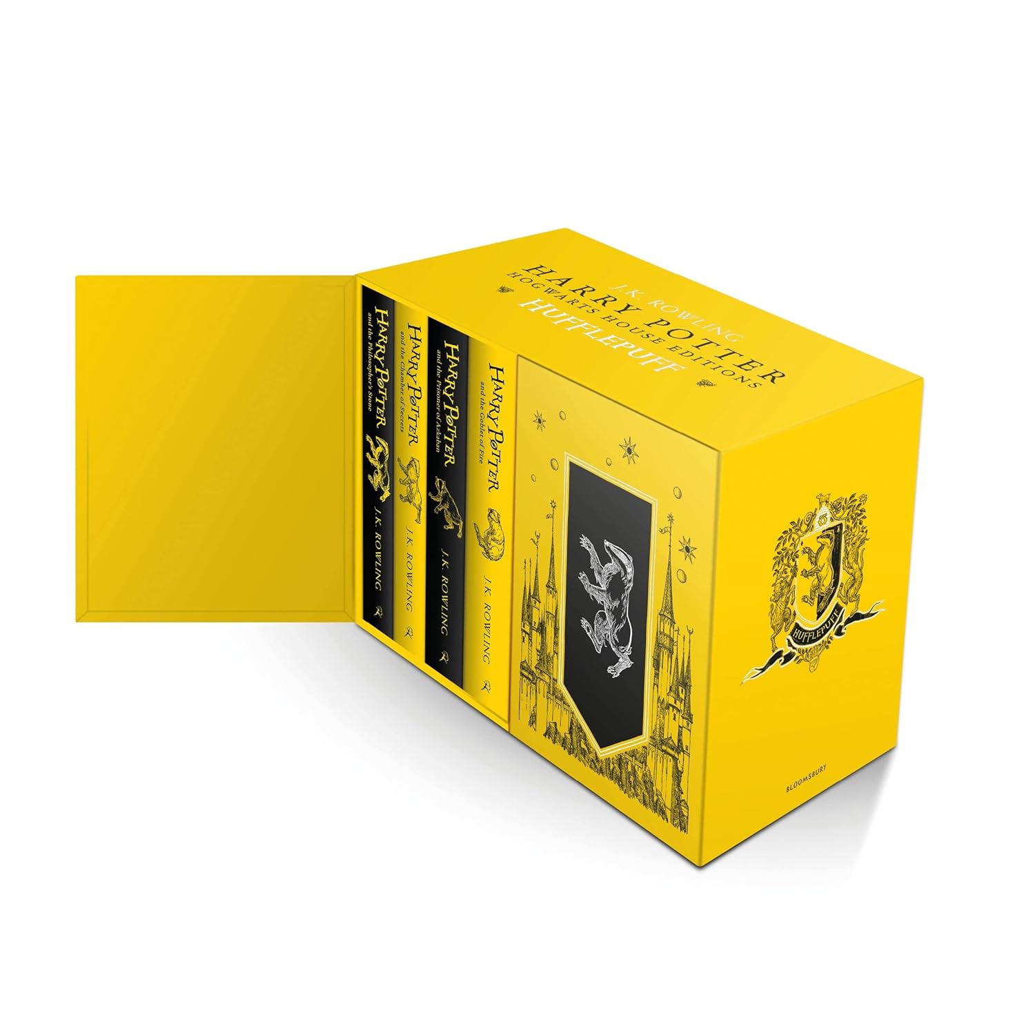 Rowling J.K. Harry Potter Hufflepuff House Editions Hardback Box Set 