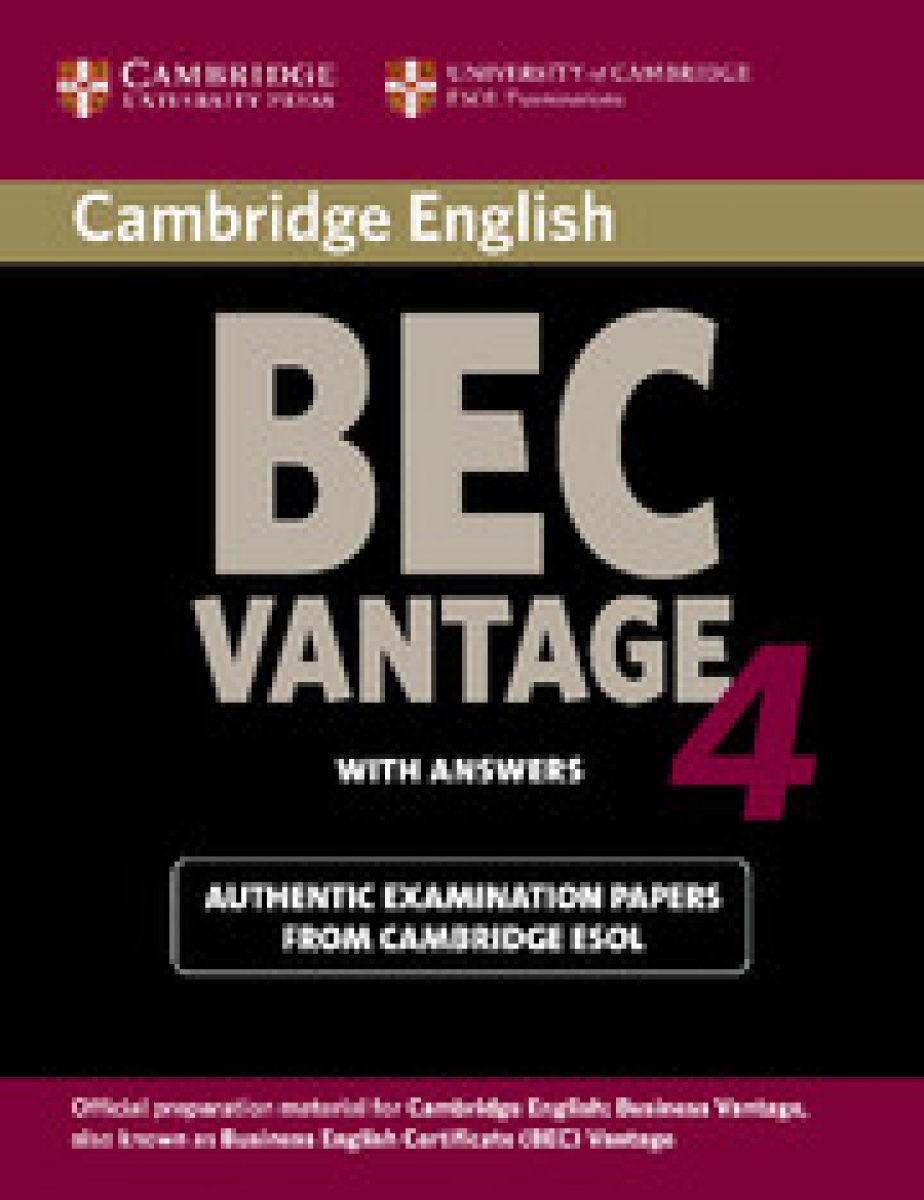 Cambridge BEC 4 Vantage 