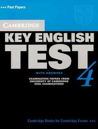 Cambridge Key English Test 4 Student's Book with Answers 