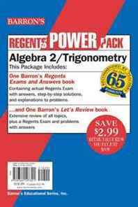 Meg Clemens, Bruce C. Waldner Algebra 2/Trigonometry Power Pack (Regents Power Packs) 