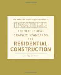 LASTAmerican Institute of Architects, Nina M. Giglio Architectural Graphic Standards for Residential Construction (Ramsey/Sleeper Architectural Graphic Standards Series) 