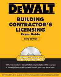 American Contractors Exam Services Dewalt Building Contractor's Licensing Exam Guide (Dewalt Exam/Certification Series) 