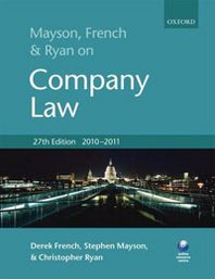 Derek French, Stephen Mayson, Christopher Ryan Mayson, French and Ryan on Company Law 