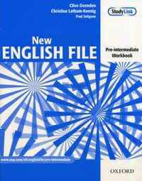 Clive Oxenden New English File Pre-intermediate Workbook (without key) 