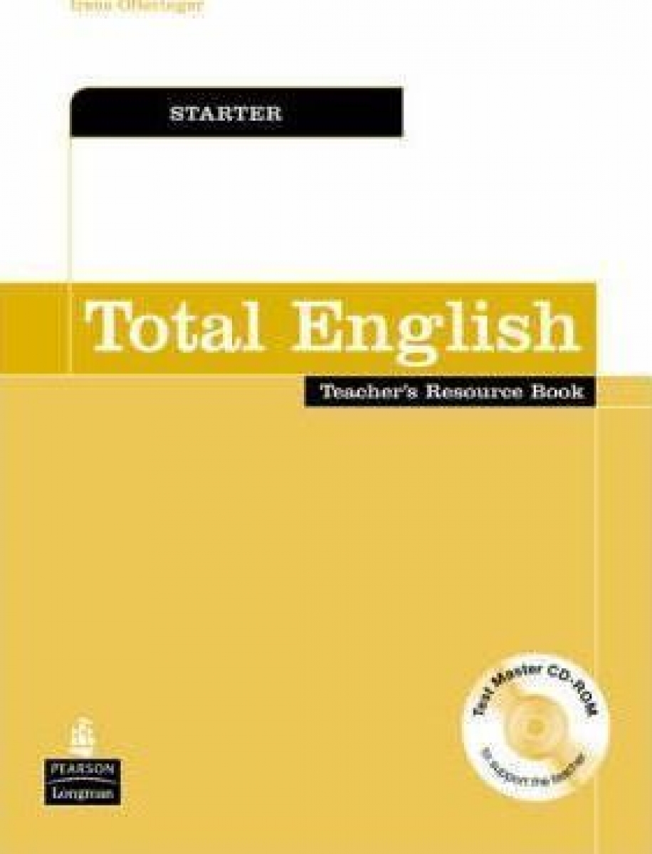 Diane Hall and Mark Foley Total English Starter Teacher's Resource Book with CD-ROM 