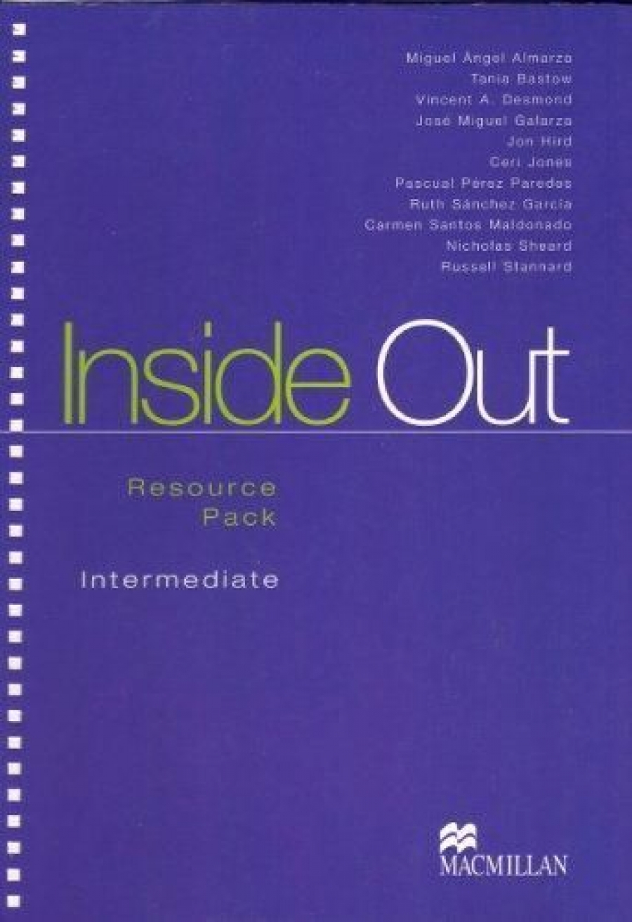 Tania Bastow Inside Out Intermediate Teacher's Resource Pack 