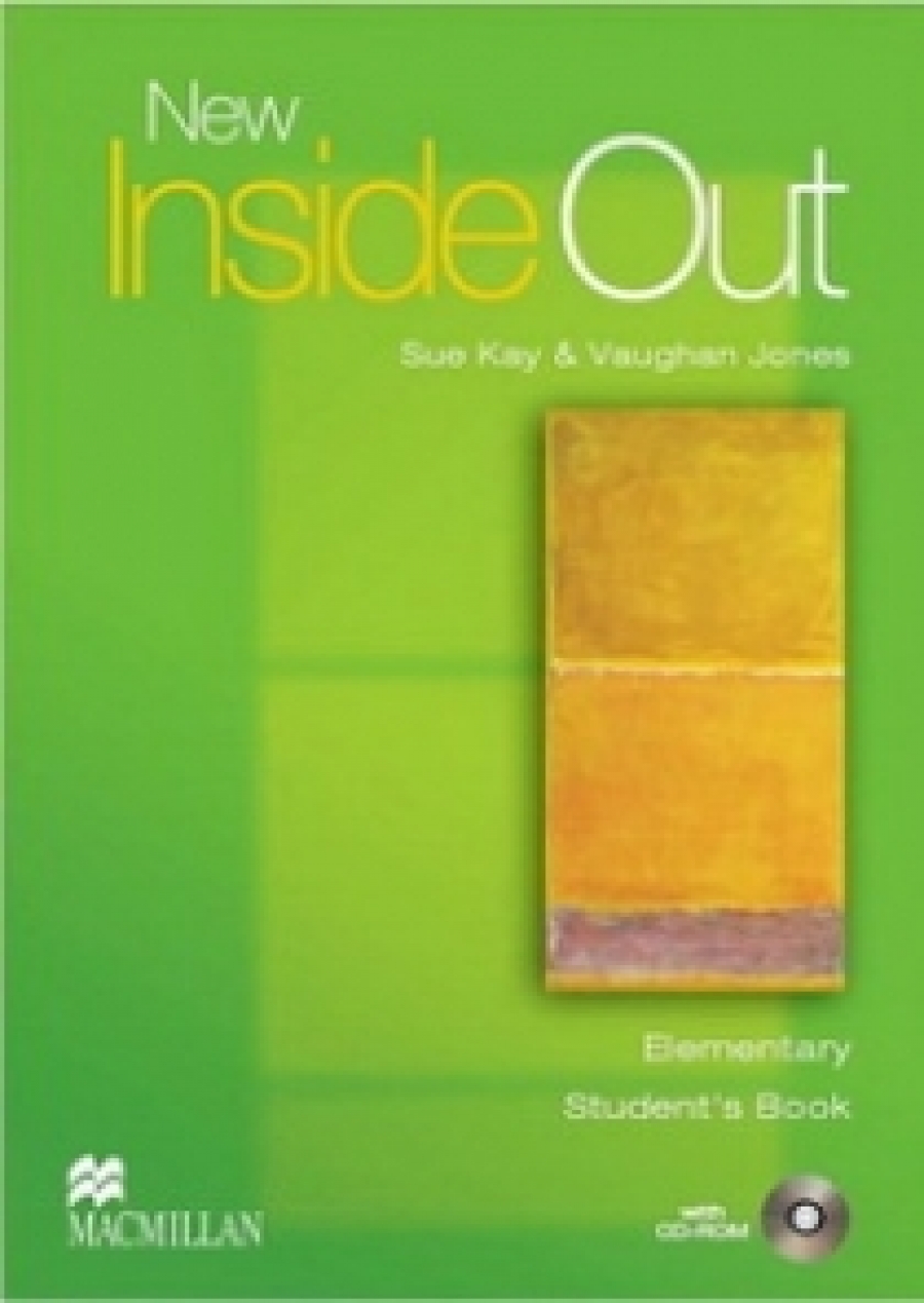 Sue Kay and Vaughan Jones New Inside Out Elementary Student's Book + CD-ROM Pack 