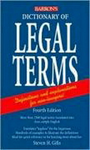 Gifis S.H. Dictionary of Legal Terms 