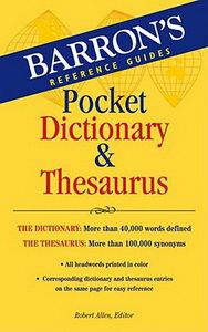 Robert A. Barron's Pocket Dictionary and Thesaurus 