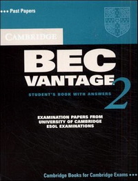 Cambridge BEC (business english course) Vantage 2 Student's Book with answers 