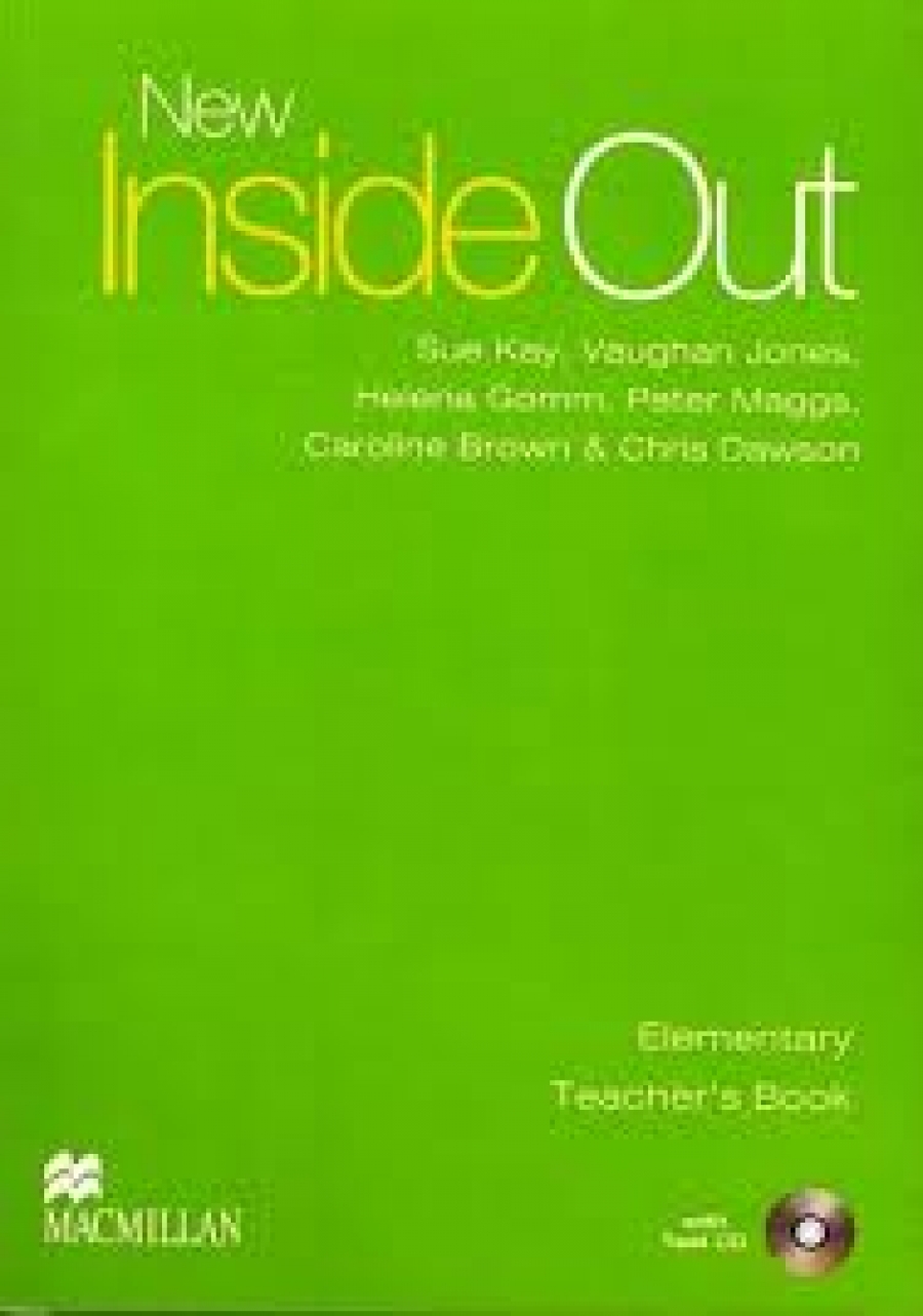 Sue Kay and Vaughan Jones New Inside Out Elementary Teacher's Book and Test CD 