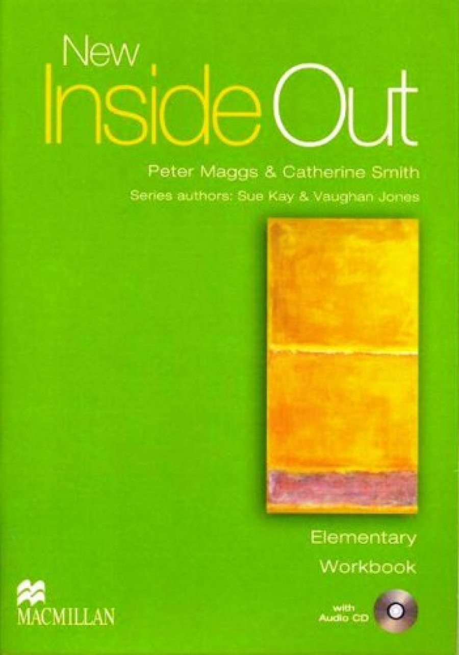 Sue Kay and Vaughan Jones New Inside Out Elementary Workbook wihout key + Audio CD Pack 