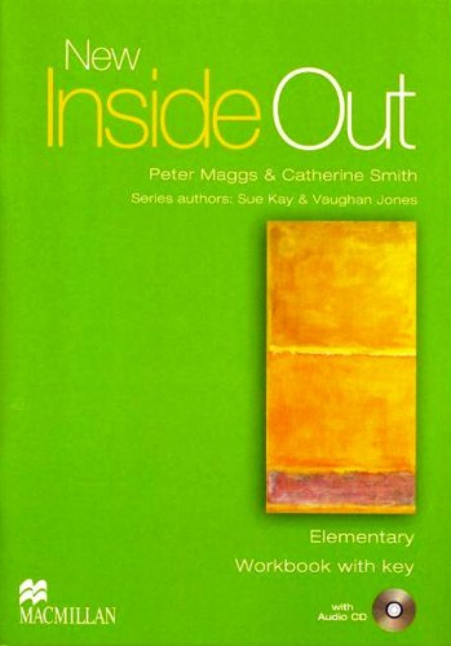 Sue Kay and Vaughan Jones New Inside Out Elementary Workbook with key + Audio CD Pack 