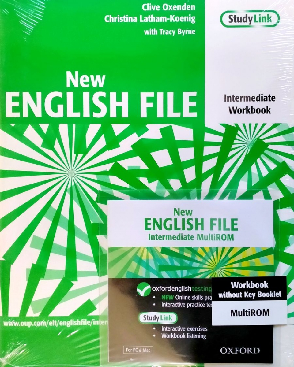Clive Oxenden New English File Intermediate Workbook (without key) with MultiROM Pack 