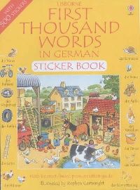 Heather, Amery First 1000 words in german sticker book (    ) 