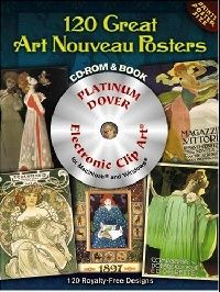 Grafton Carol Belanger 60 Great Art Nouveau Posters Platinum DVD and Book (120    ) 