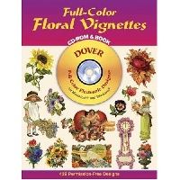 Dover Full-Color Floral Vignettes CD-ROM and Book (  ) 