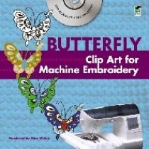 Weller Alan Chinese Butterfly Clip Art for Machine Embroidery 