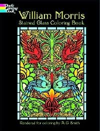 Morris William William Morris Stained Glass Coloring Book (  : ) 