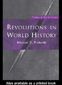 Michael D. Richards Revolutions in World History (   ) 