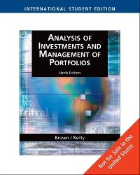 Brown, Keith C. Reilly, Frank K. Investment analysis and portfolio management withthomson one - business school edition (    ) 