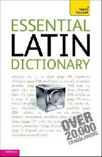 Teach yourself essential latin dictionary (    ) 