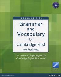 Luke Prodromou Grammar and Vocabulary for Cambridge First (2nd Edition) Without Key + access to Longman Dictionaries Online 