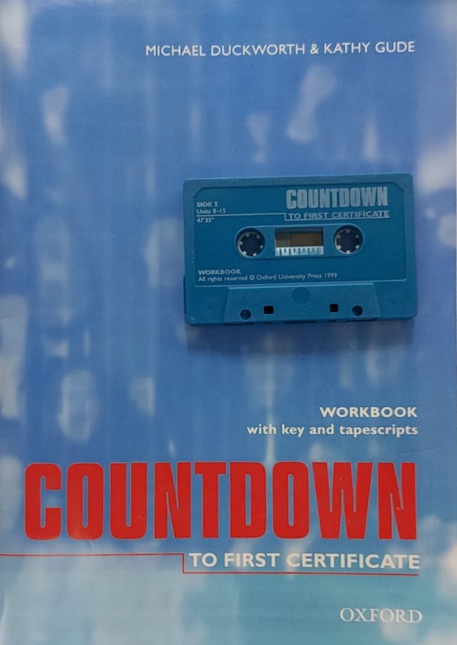 Countdown to First Certificate Workbook with Key and Cassette 