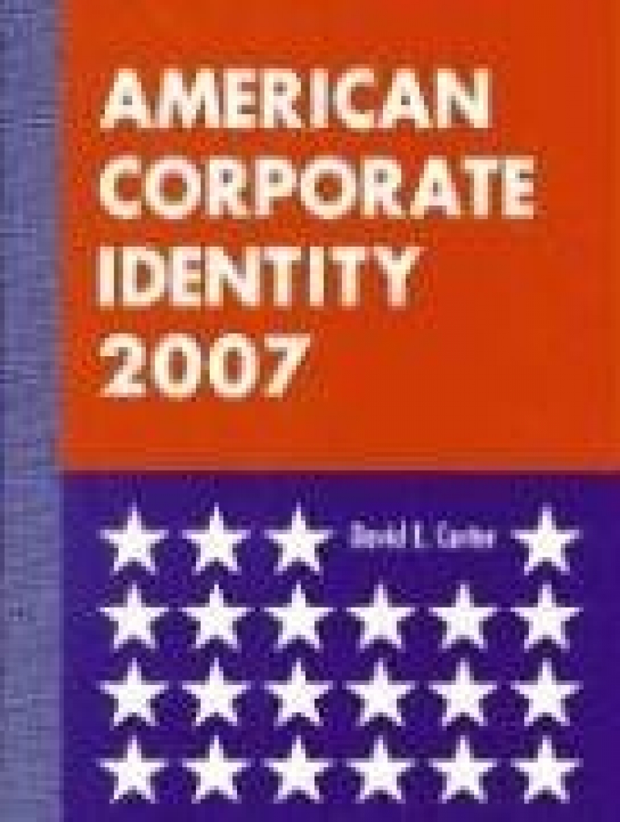 Carter, David American Corporate Identity 2007 