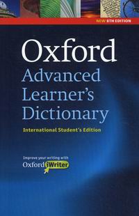 A. S. Hornby Oxford Advanced Learner's Dictionary, 8th Edition International Student's Edition with CD-ROM and Oxford iWriter (only available in certain markets) 