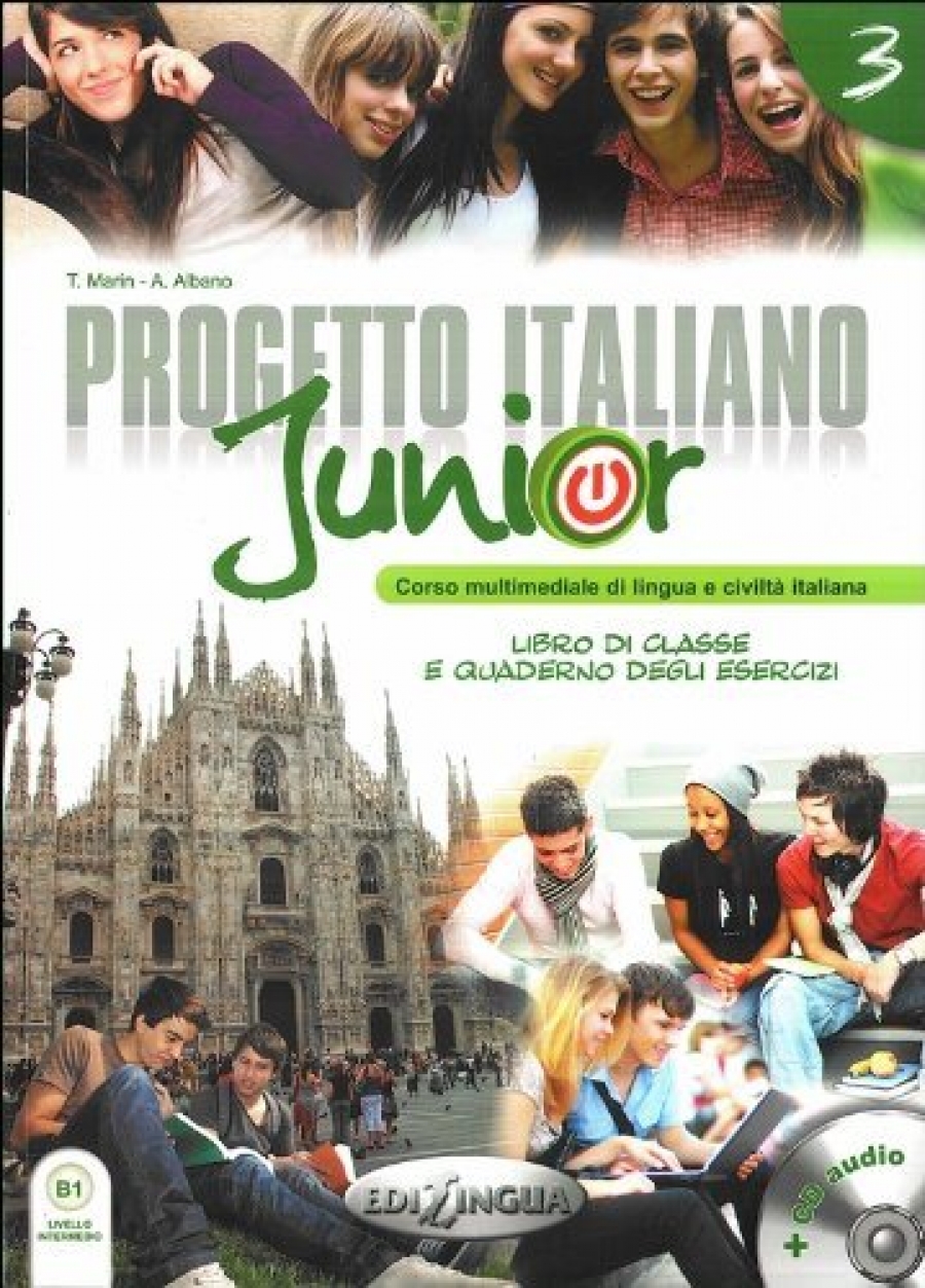 T. Marin - A. Albano Progetto italiano Junior 3 (Libro di classe & Quaderno degli esercizi) + CD audio 