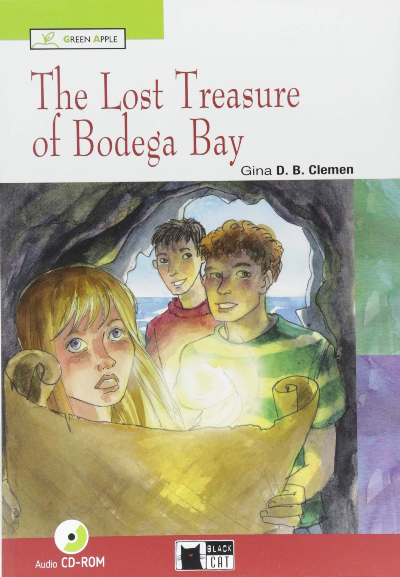 Gina D. B. Clemen Green Apple Step1: The Lost Treasure of Bodega Bay with CD-ROM 