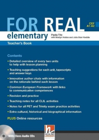 Hobbs Martyn, Keddle Julia Starr, Tite Paola For Real. Elementary. Teacher's Book 