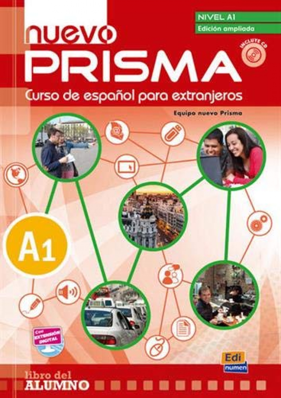 Nuevo Prisma A1 Student's Book Plus Eleteca (Spanish Edition) 