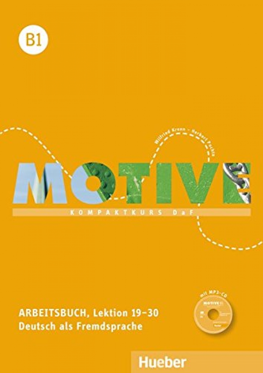 Puchta, Wilfried Motive B1 AB, Lektion 19-30 Arbeitsbuch mit MP3-CD 