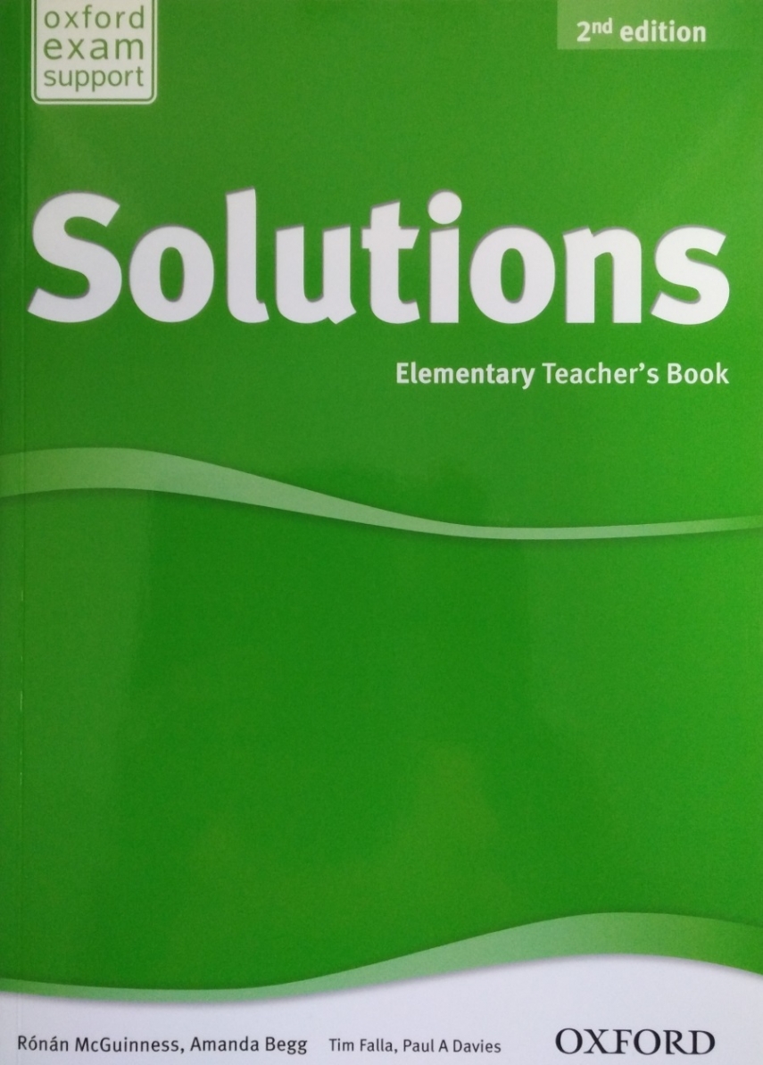 Begg Amanda, Ronan McGuinness Solutions. Elementary. Teacher's Book 