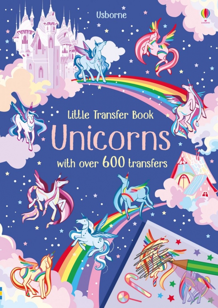 Watson Hannah Little Transfer Book. Unicorns 