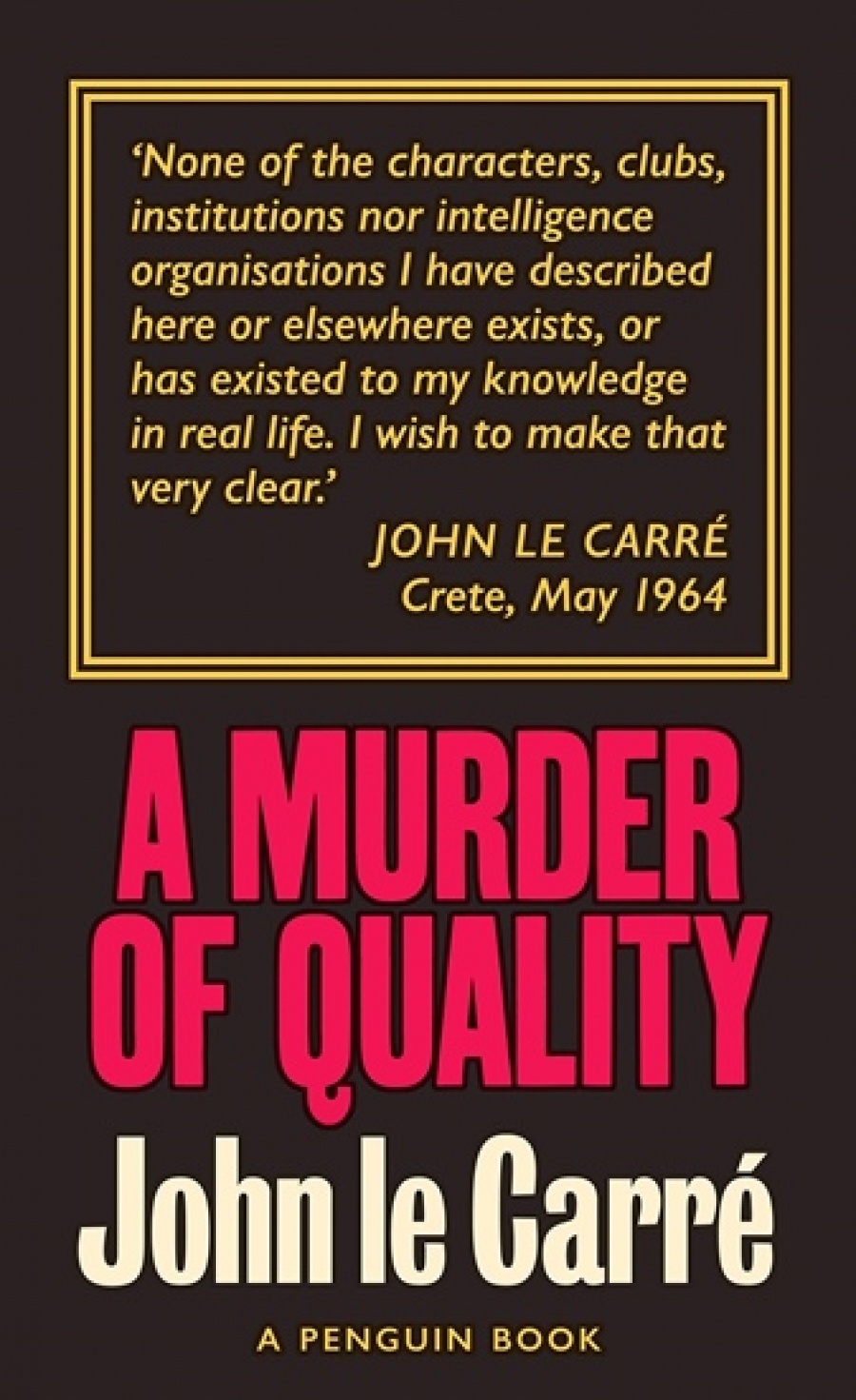 le Carre, John Murder of Quality, a (The Smiley Collection) 