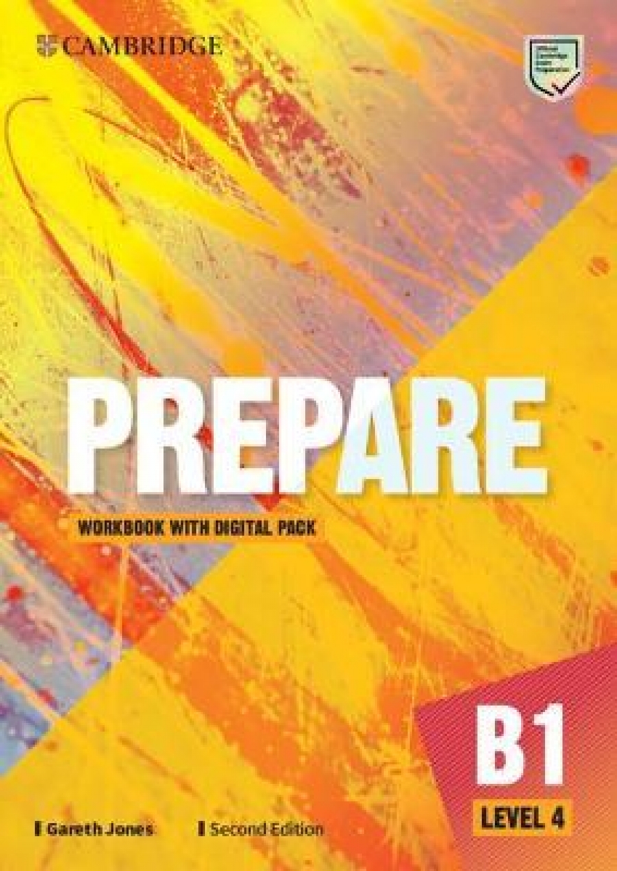 Gareth Jones Prepare B1 Level 4 Workbook + Digital Pack (2021). Second Edition 