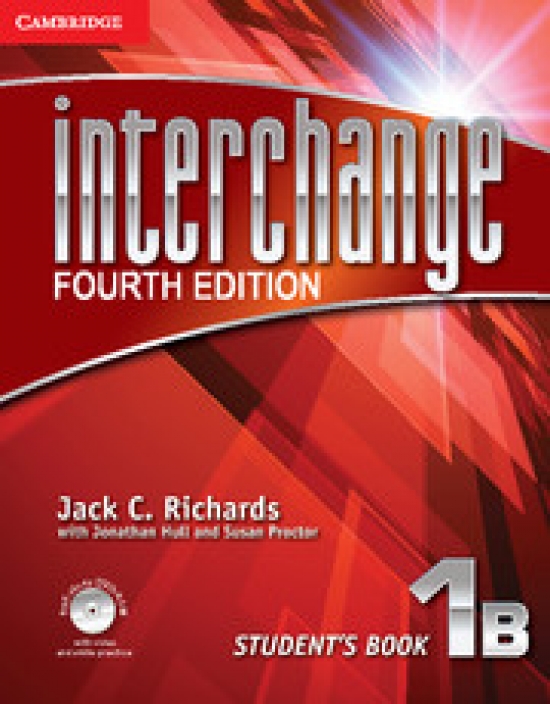 Richards,Jack C. Interchange Level 1 Student's Book B with Self-study DVD-ROM and Online Workbook B Pack 