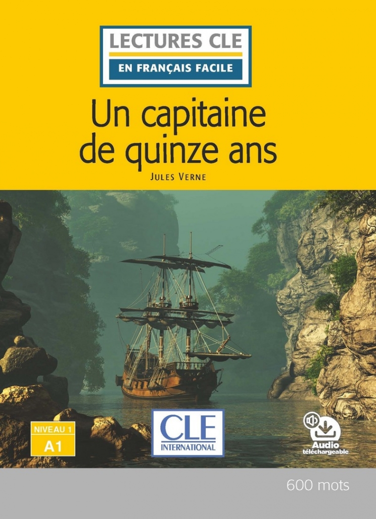 Verne Jules En Francais Facile 1 (A1) Un Capitaine de Quinze Ans + Audio telechargeable 