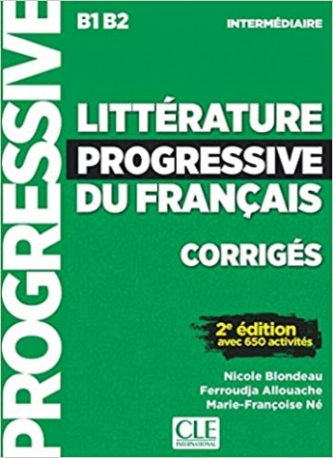 Ferroudja Allouache Litterature Progressive du francais 2eme edition Intermediaire Corriges () Nouvelle couverture 